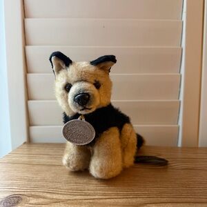 Vintage 1996 Classic Aurora Small 6” German Shepherd Plush Dog Stuffed Animal